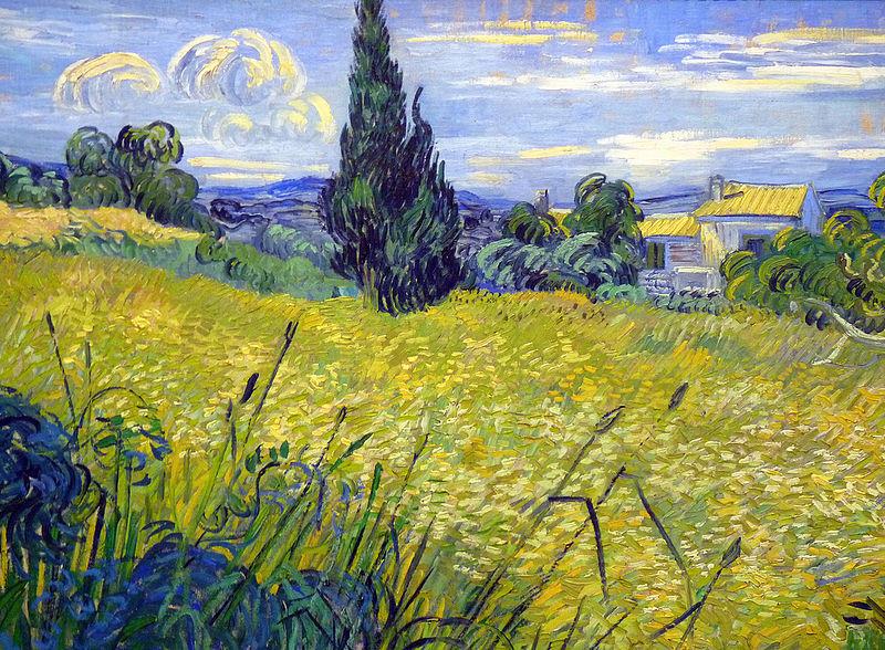 Vincent Van Gogh Landscape with Green Corn France oil painting art